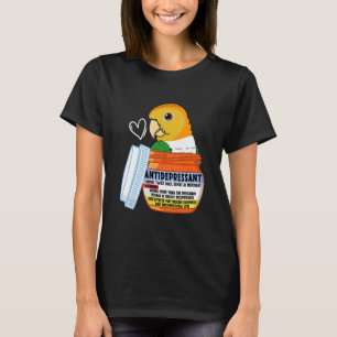 Cute Antidepressant Parrot I White-bellied Caique T-Shirt