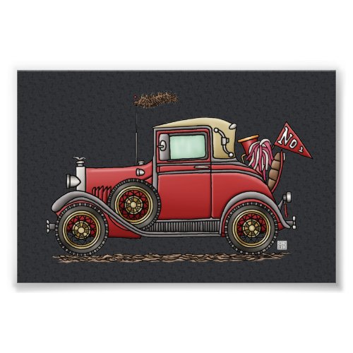 Cute Antique Car Photo Print