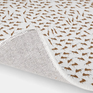 Cute Ants Pattern Nursery Kids Bedroom Rug