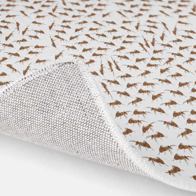 Cute Ants Pattern Nursery Kids Bedroom Rug (Indoor)