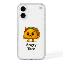 Cute Anxiety Taco iPhone 16 Case Funny Foodie Gift
