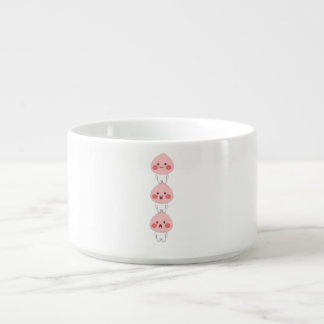 Cute apeach triplets bowl
