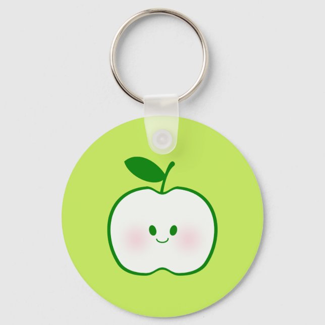 Cute Apple Keychain (Front)