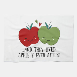 Cute Apple Kitchen Towel