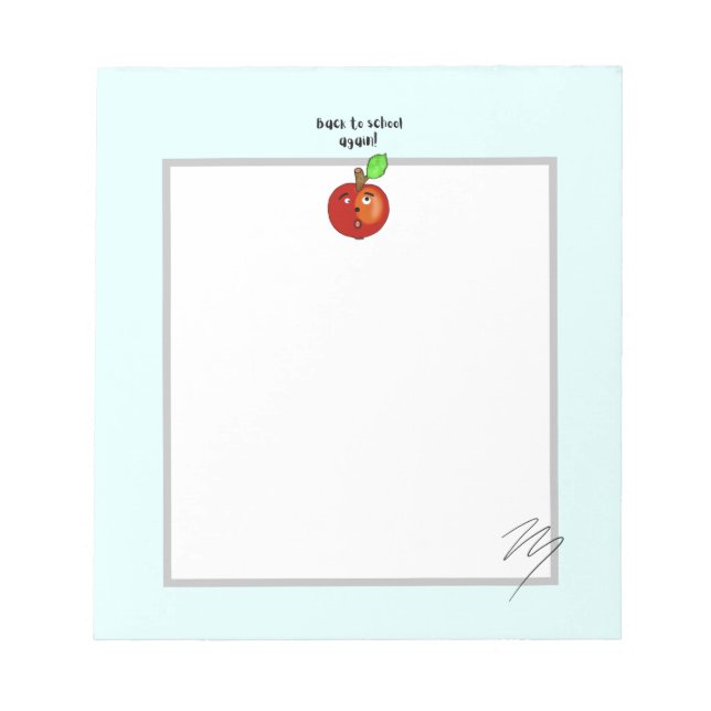 Cute apple notepad (Front)