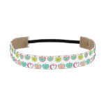 Cute apple pattern athletic headband