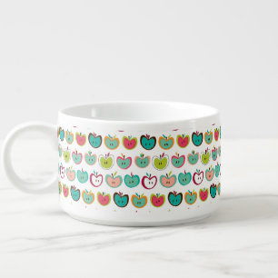 Cute apple pattern bowl