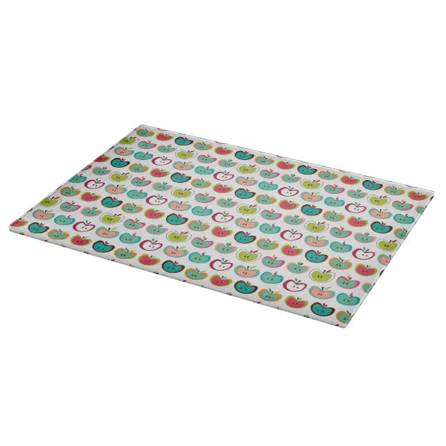 Cute apple pattern cutting board (Corner)