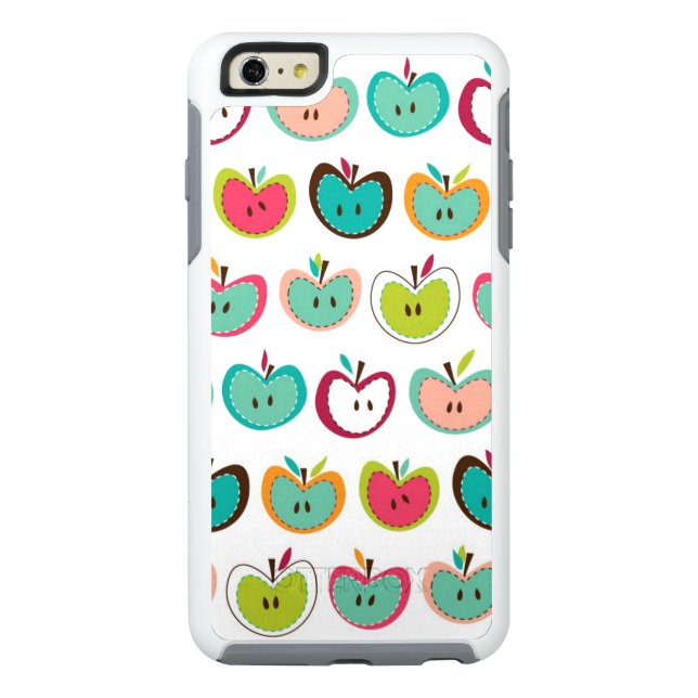Cute apple pattern otterbox iPhone case (Back)