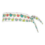 Cute apple pattern tie headband