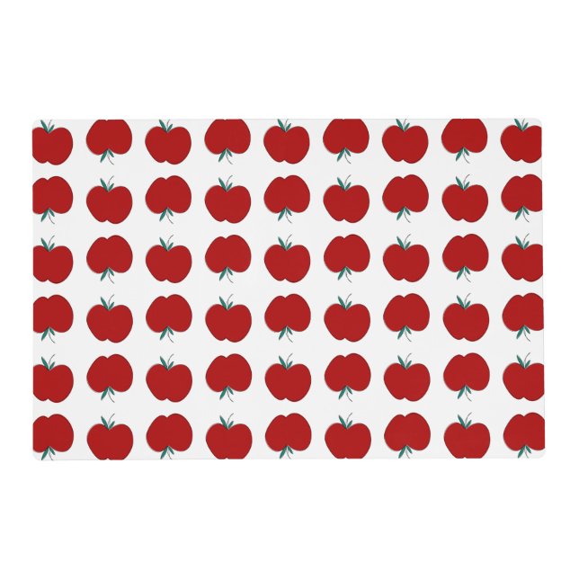 Cute Apple Placemat (Front)