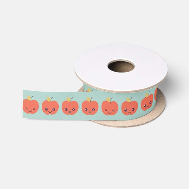 Cute Apple Ribbon (Spool)