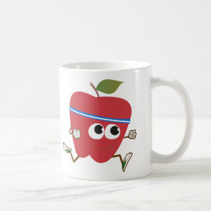 Cute Apple Runner Coffee Mug