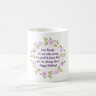 Cute Apple tree flowers birthday Minimalist Coffee Mug