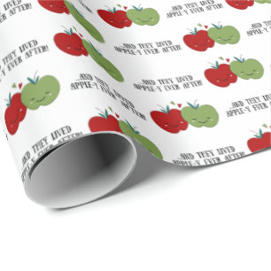 Cute Apple Wrapping Paper