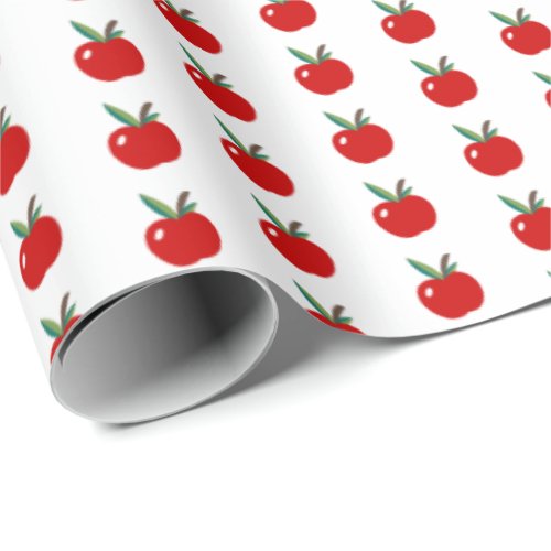 Cute Apple Wrapping Paper