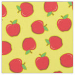 Cute Apples School Supplies Teacher Fabric