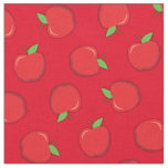 Cute Apples School Supplies Teacher Fabric