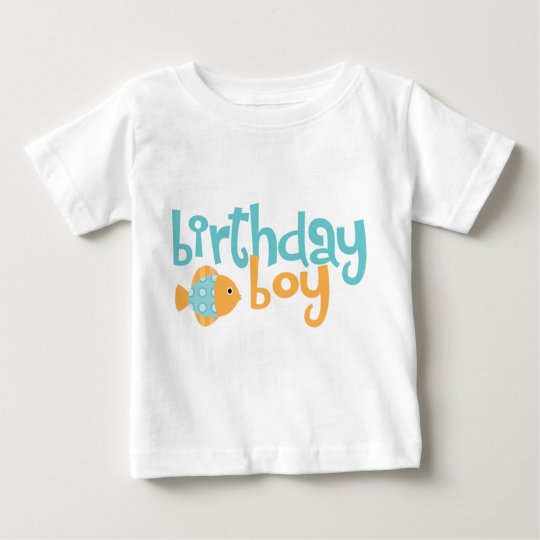 fish birthday shirt