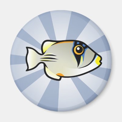 Cute Arabian Picassofish Magnet