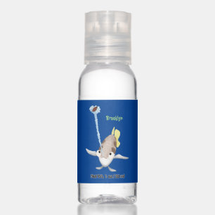 Cute Archerfish cartoon illustration Hand Sanitizer