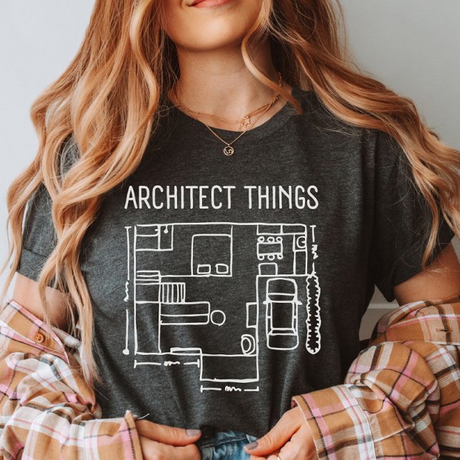 Cute Architect Teacher | Architecture Major Grad T-Shirt (Creator Uploaded)