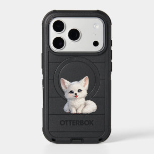 Cute Arctic Fox Cozy Positive Vibes Design iPhone 17 Pro Case