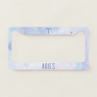 Cute Aries Astrology Sign Purple