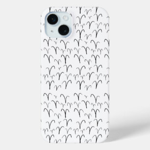 Cute Aries Pattern iPhone 15 Plus Case