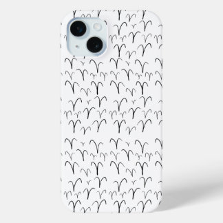 Cute Aries Pattern iPhone 15 Plus Case