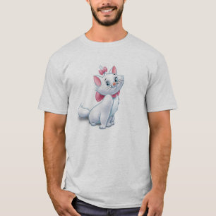 Cute Aristocats White and Pink Cat Disney T-Shirt