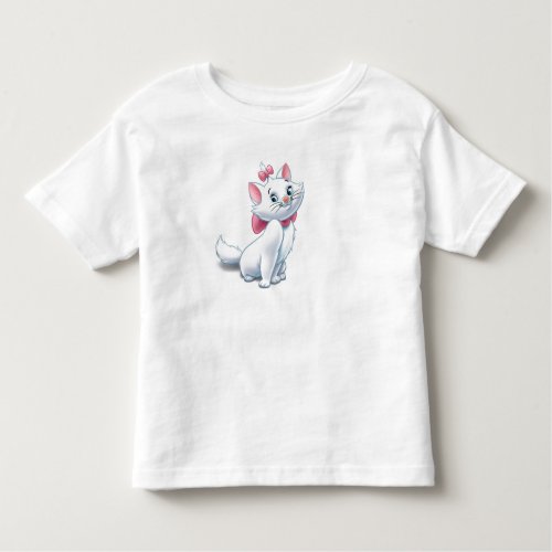 Cute Aristocats White and Pink Cat Disney Toddler T_shirt