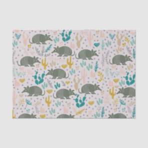 Cute Armadillo Tissue Paper