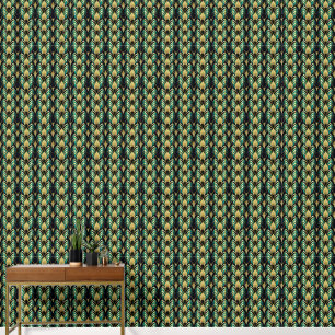 Cute art Deco tiled pattern Wallpaper