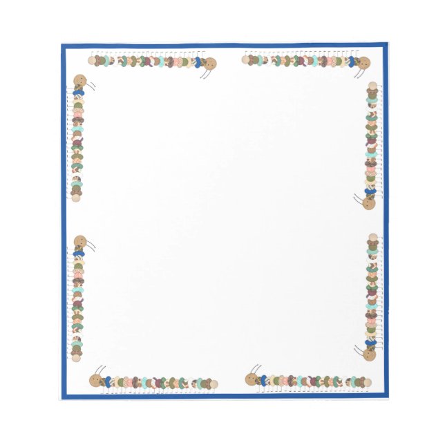 Cute Art Notepad-Caterpillar #1-Erin Brie Art Note (Front)