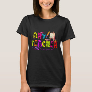 Cute Art Teacher T-Shirt Colorful Back to School