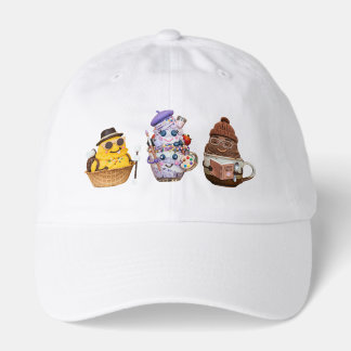 Cute Artist Dessert Characters Kawaii Food Art Hat