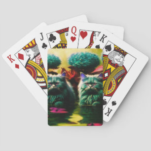 Cute & Artistic Cat Poker Cards