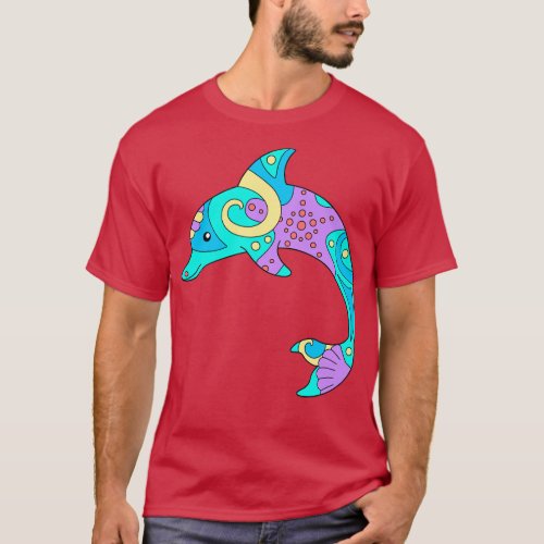 Cute Artistic Dolphin essentiel T_Shirt