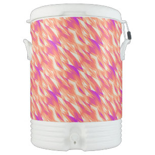 Cute artistic geometric patterns beverage cooler