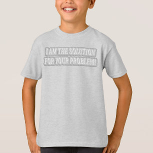 Cute Artwork Design About "I AM THE SOLUTION" Buy T-Shirt
