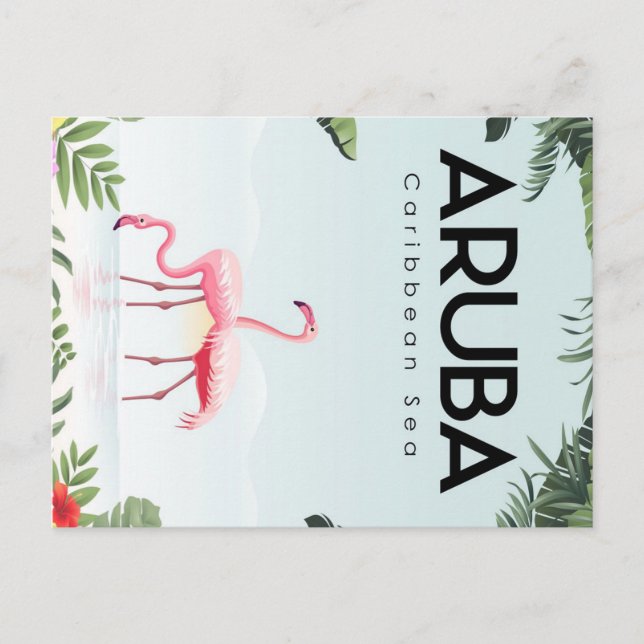 cute Aruba Holiday Postcard (Front)
