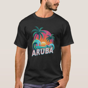 Cute Aruba Vacation Surfer Trip Matching Family Al T-Shirt