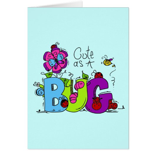 Cute as a Bug Cards (Front)