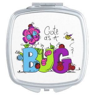 Cute as a Bug Compact Mirror