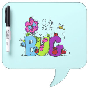 Cute as a Bug Dry Erase Board