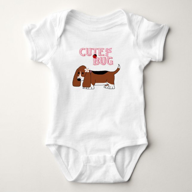 Cute as a Bug Infant Romper (Front)