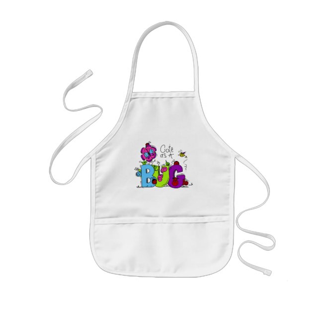 Cute as a Bug Kids' Apron (Front)
