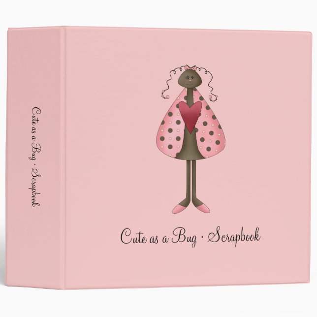 Cute as a Bug · Ladybug Doll Binder (Front/Spine)