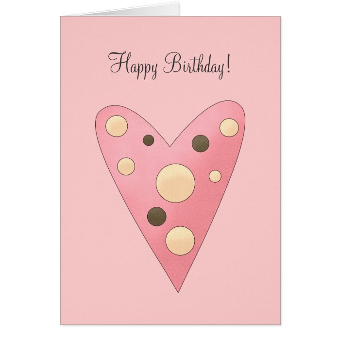 Cute as a Bug · Pink Heart with Ladybug Dots Cards